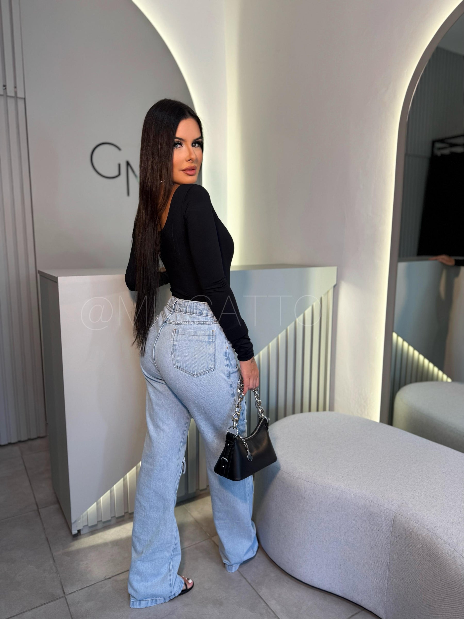 Calça Cargo Jeans