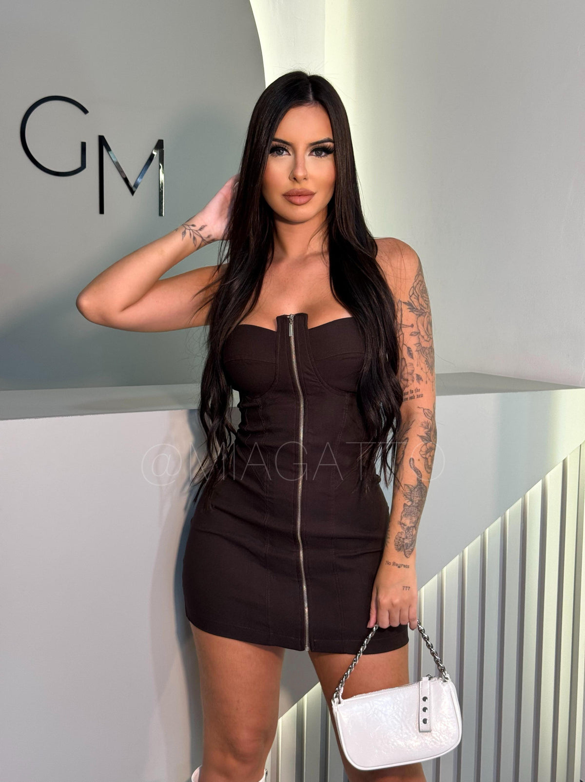 Vestido Lorena Marrom