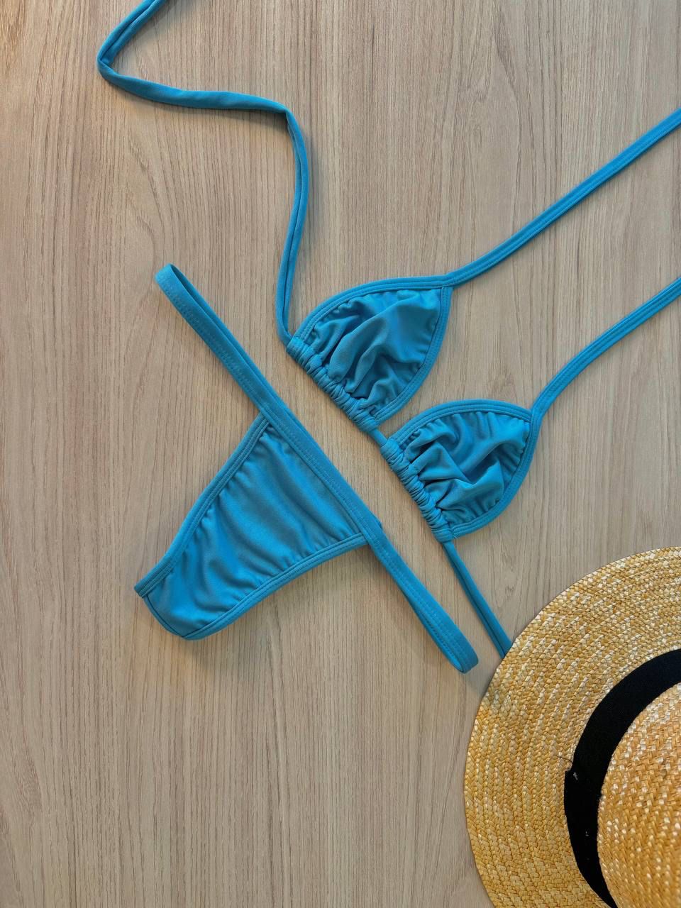 Biquíni Fita Azul Turquesa