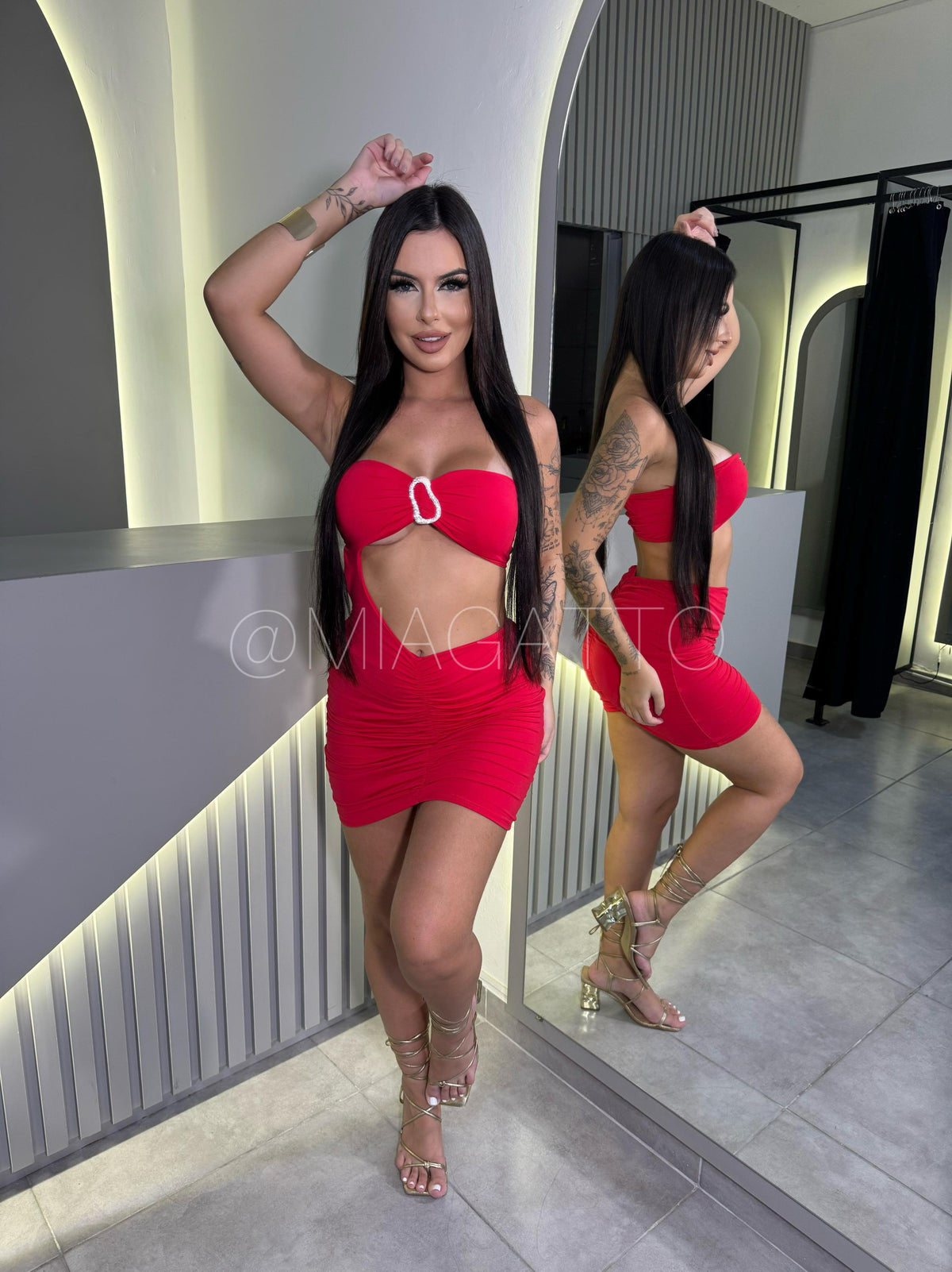Vestido Lari Vermelho