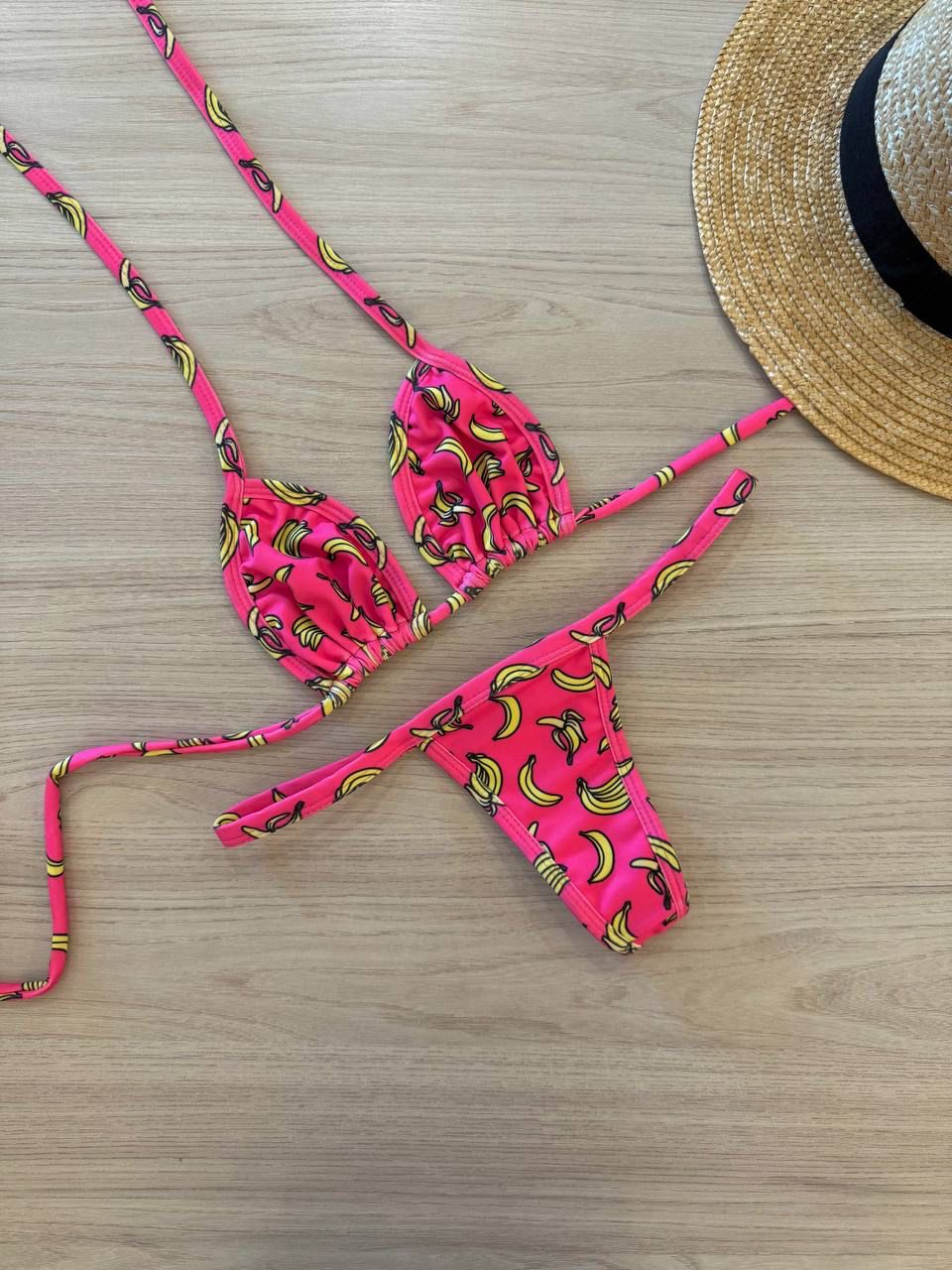 Biquíni Fita Banana Pink